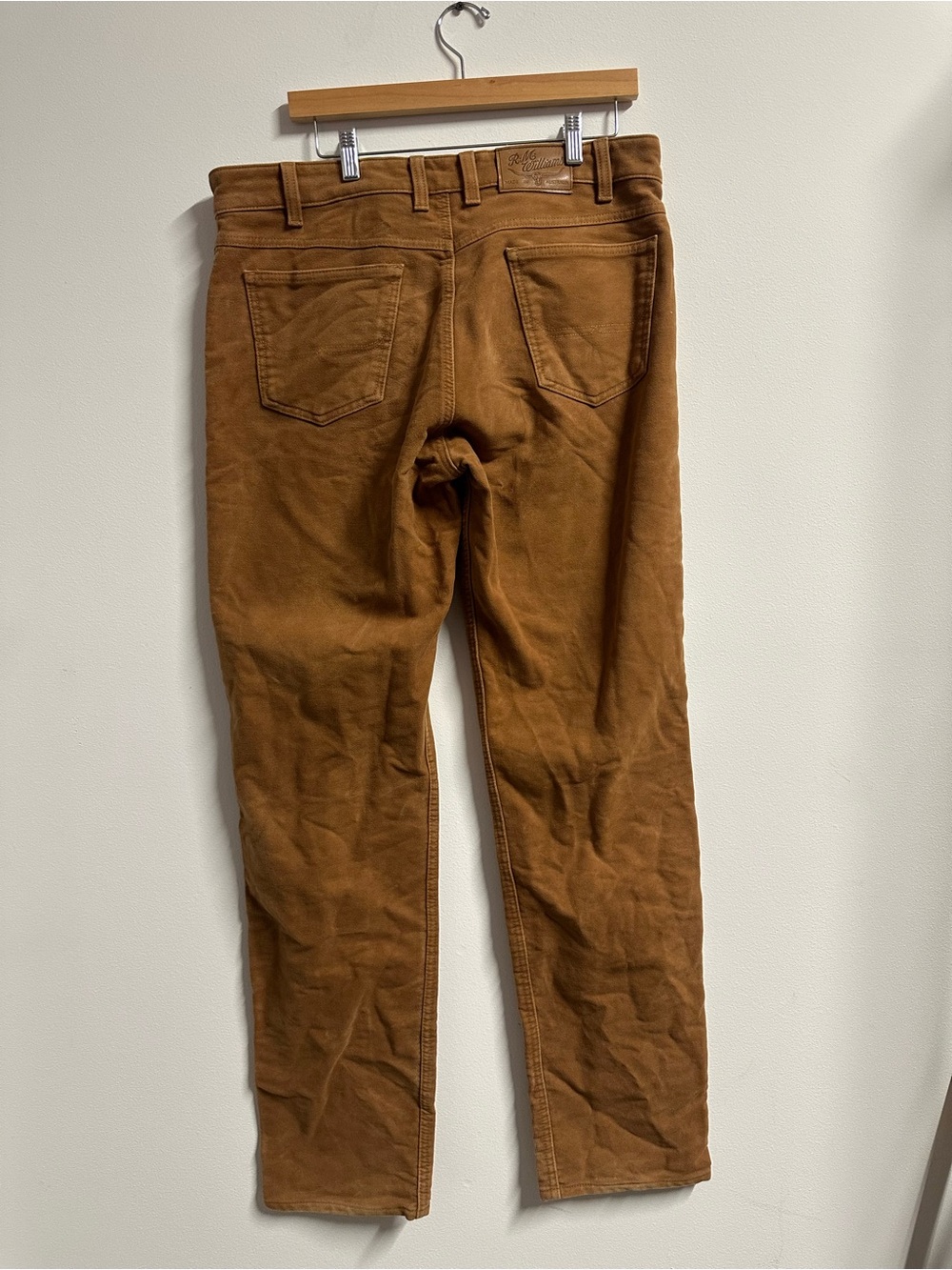 RM Williams Brown Cowboy Western Pants Made in Australia Size 36L